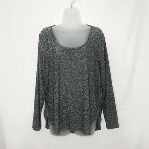 Beyond Yoga Stretchy Pullover Charcoal Gray Size XL Very Soft
